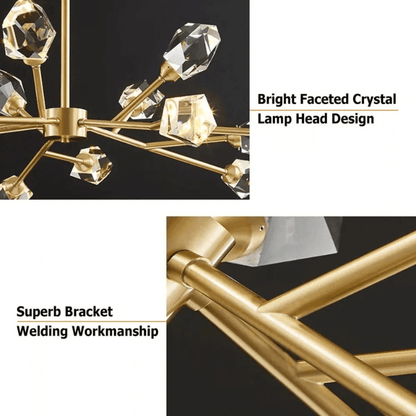 Niksan™ Harmony 9-Light Crystal Sputnik Chandelier (Custom made)